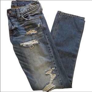 Hollister Jeans Size 28 Distressed Destroyed Slim